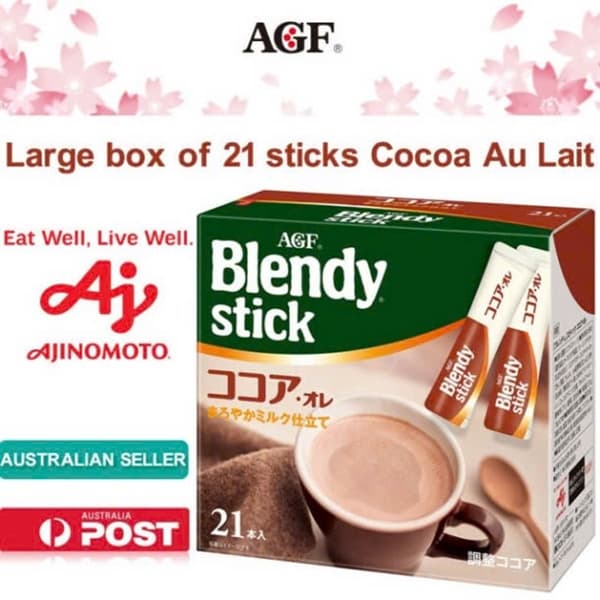 Bột Cacao hòa tan Blendy Stick (21 gói)