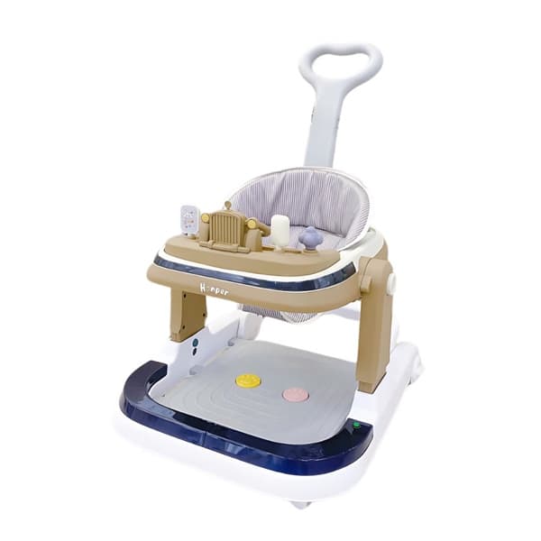 Honper - Xe tập đi có cần đẩy Nâu