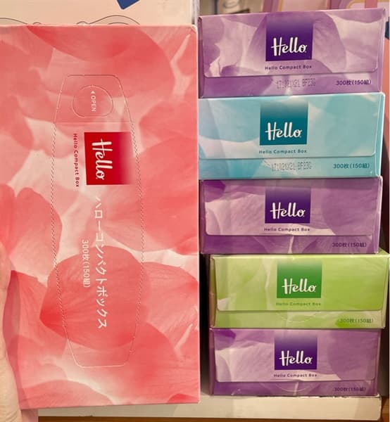 Giấy hộp rút Hello 150 tờ đôi -T12( hộp )