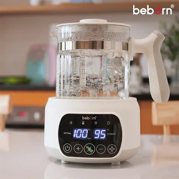 Bình đun nước giữ nhiệt pha sữa điện tử K05 hiệu beborn