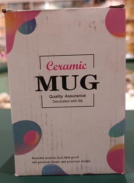 KM Megumi - Cốc sứ nắp gương (1 bịch)