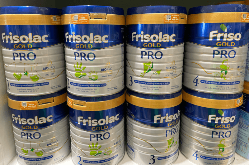 Sữa Bột Frisolac Gold Pro 3 800g cho bé 1-3 tuổi