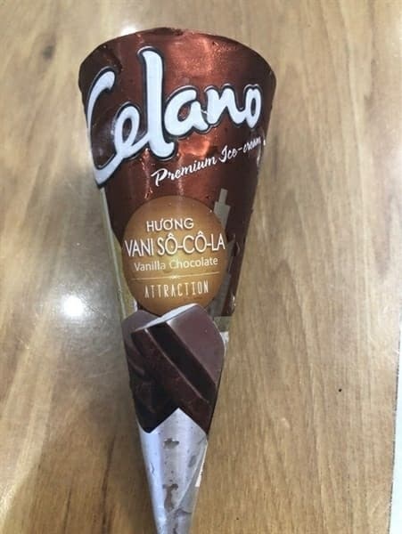 Kem Celano ốc quế hương socola vani 66g