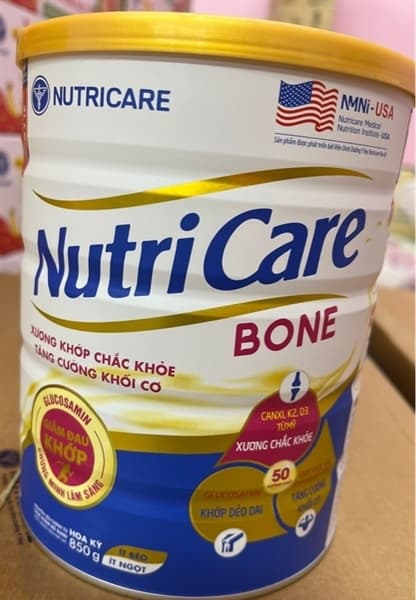 Combo Nutricare Bone 850g và Yến Không Đường 185 MIL