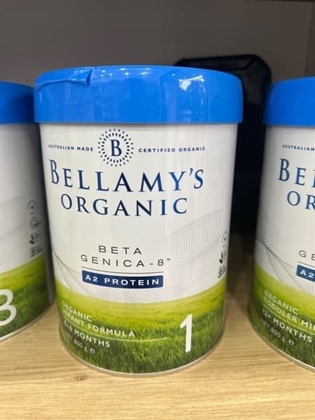 Sữa bột Bellamy's Organic Betagenica A2 số 1 ( 0-6th ) 800g