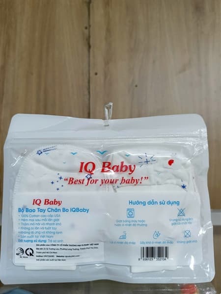 Bộ bao chân tay bo IQ Baby