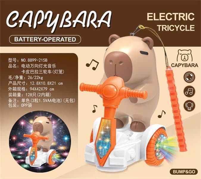 Đèn lồng Capybara đi xe đạp 8899 - 215B