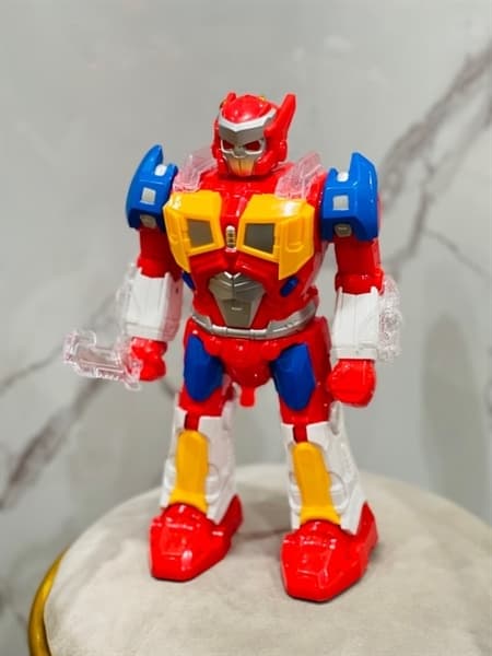 Đèn robot cầm kiếm 3987-1