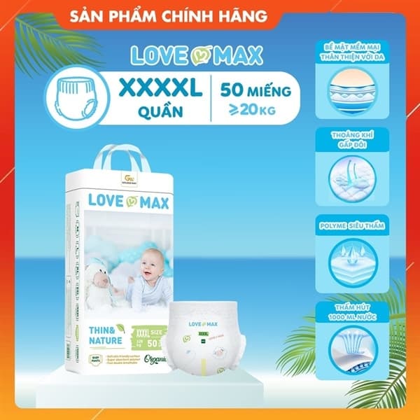 Tã quần Love Max size 4XL50