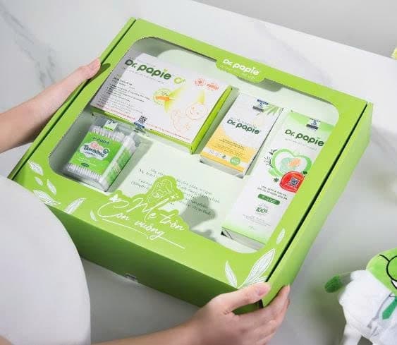 Combo đi sinh mẹ tròn con vuông Dr Papie
