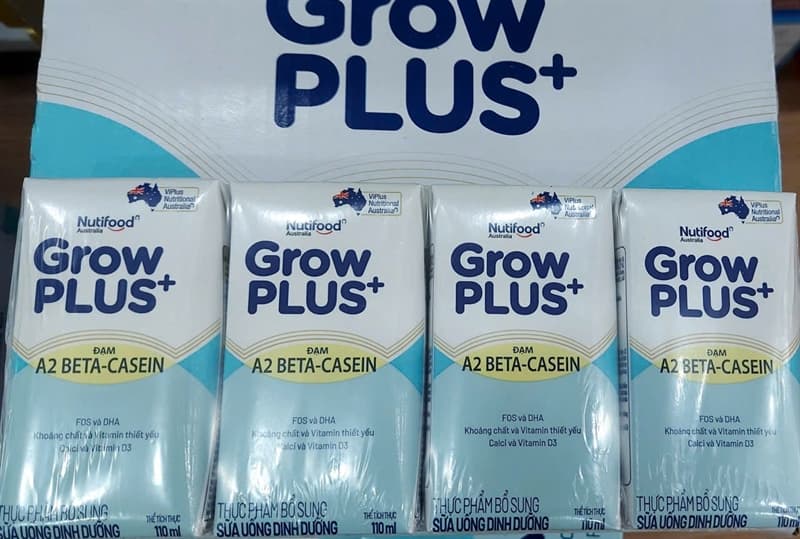 Sữa nước Nutifood GrowPlus+ A2 beta-casein 110ml (6L/T)