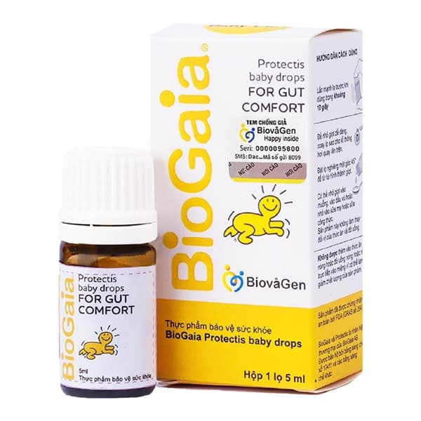 Thực phẩm chức năng cho bé men vi sinh Biogaia dạng giọt 5ml