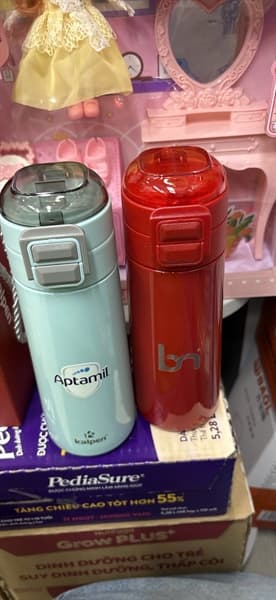 KM Bình giữ nhiệt inox aptamil 500ml DAO7LB Xanh nhạt