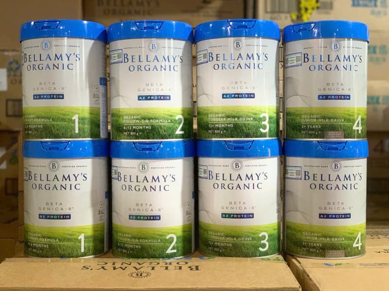 Sữa bột Bellamy's Organic Betagenica A2 số 3 ( 12th ) 800g