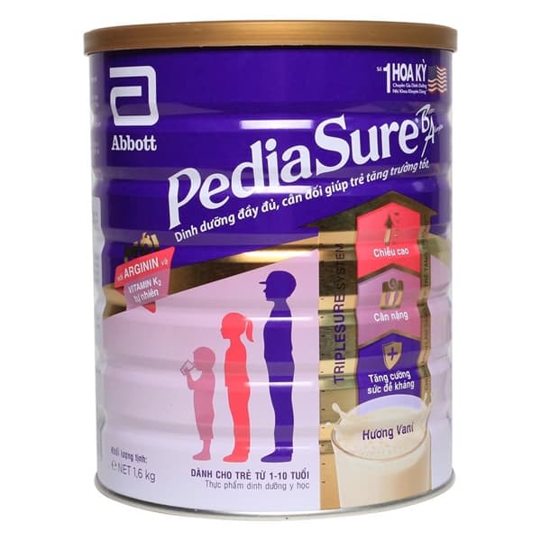 Sữa bột Abbott Pediasure 1.6kg vani (VN)