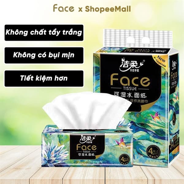 Giấy ăn Face VIP hoa không mùi