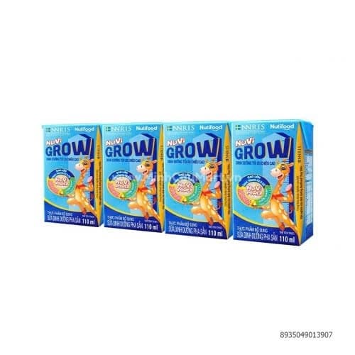Sữa dinh dưỡng pha sẵn Nuvi Grow 110ml xanh dương
