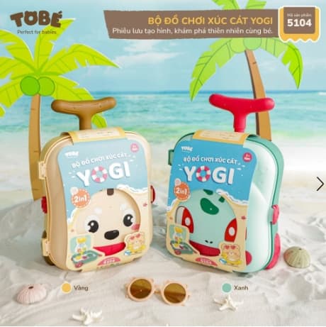 KM Mamogom - Bộ đồ chơi xúc cát Yogi (2 bịch)