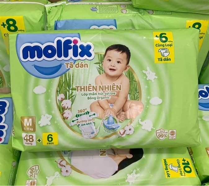 Tã dán Molfix M48+6