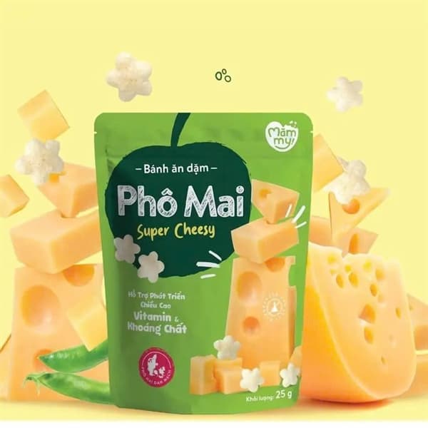 Bánh ăn dặm Mămmy - vị phô mai 25g