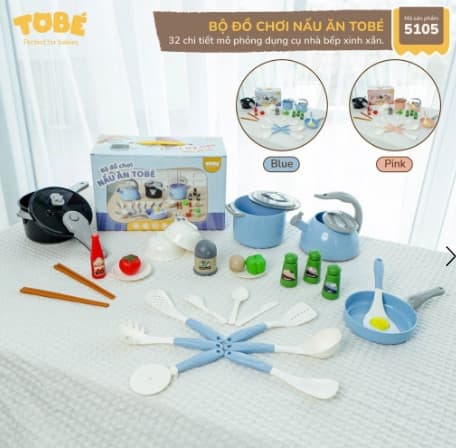 KM Mamogom - Bộ đồ chơi nấu ăn Tobe (3 bịch)