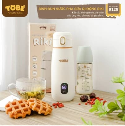 KM Mamogom - Bình đun mước pha sữa di động Riki (12 bịch)