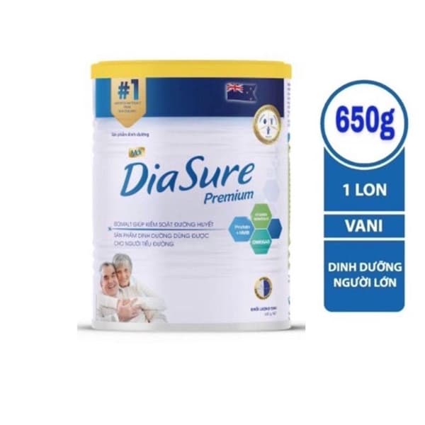 Sữa non tiểu đường Diasure lon 650g