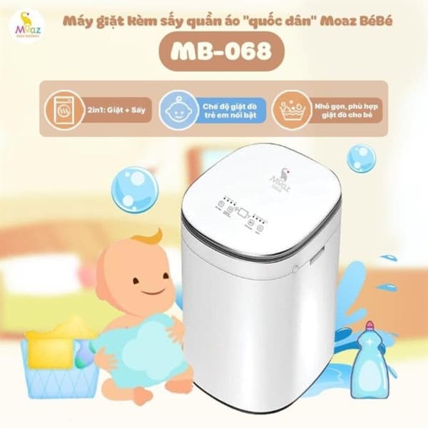 Máy giặt sấy khô Moaz MB068